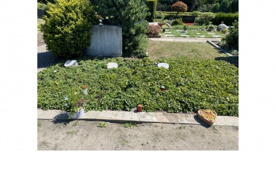 ev. Friedhof Haan - gepflegte Erdgräber  